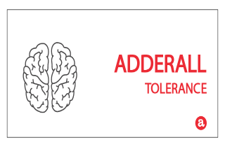 Adderall Tolerance Chart