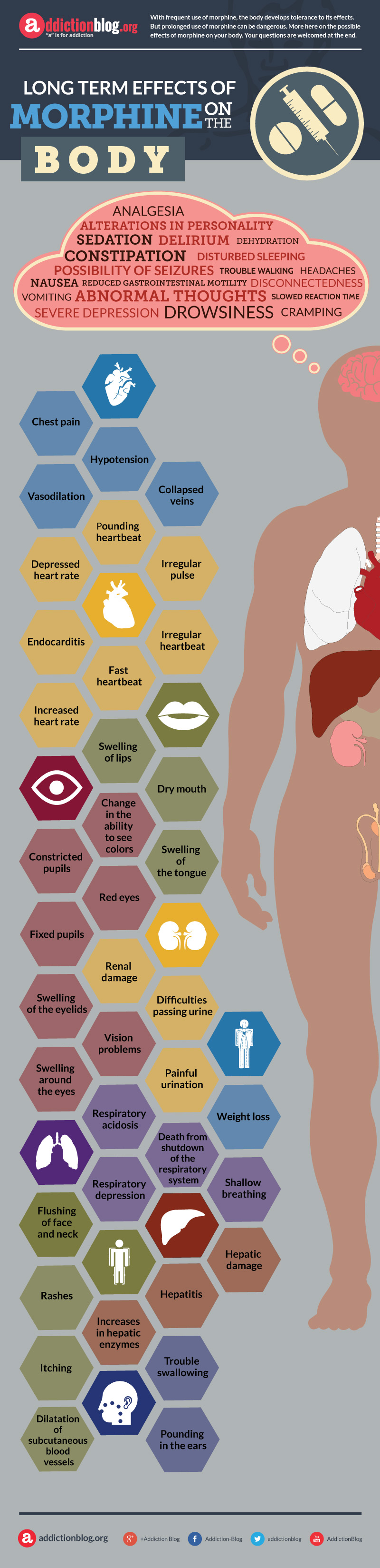 Long term effects of morphine on the body (INFOGRAPHIC)