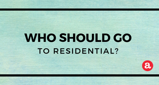 Residential drug rehabilitation centers: Who should go?