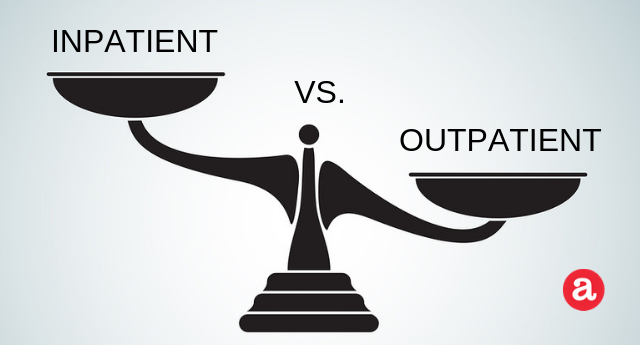 Inpatient drug rehabilitation vs. outpatient